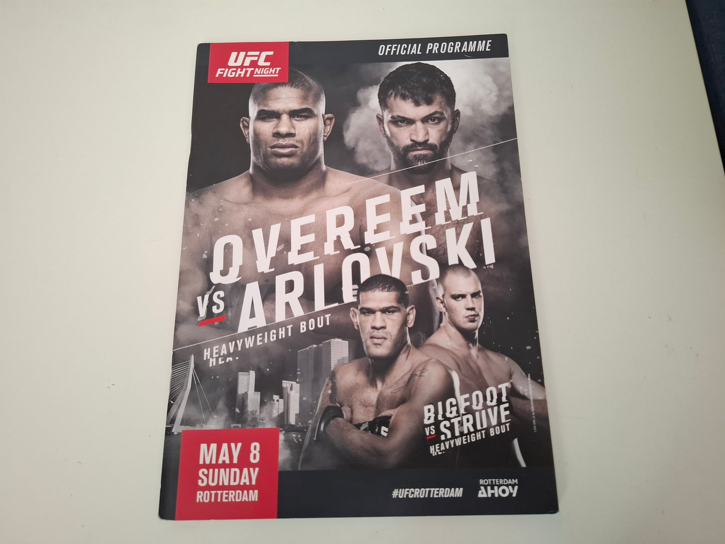 UFC Fight Night 87 (NL) - Overeem Vs Arlovski - Official Event Program (2016)