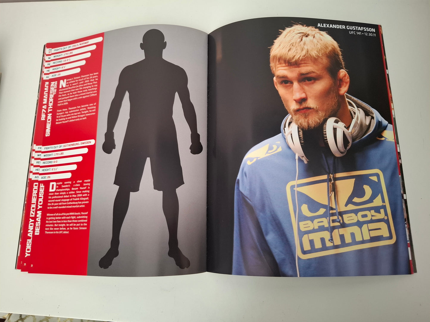 UFC on Fuel Tv 2 (SWE) - Gustafsson Vs Silva - Official Event Program (2012)