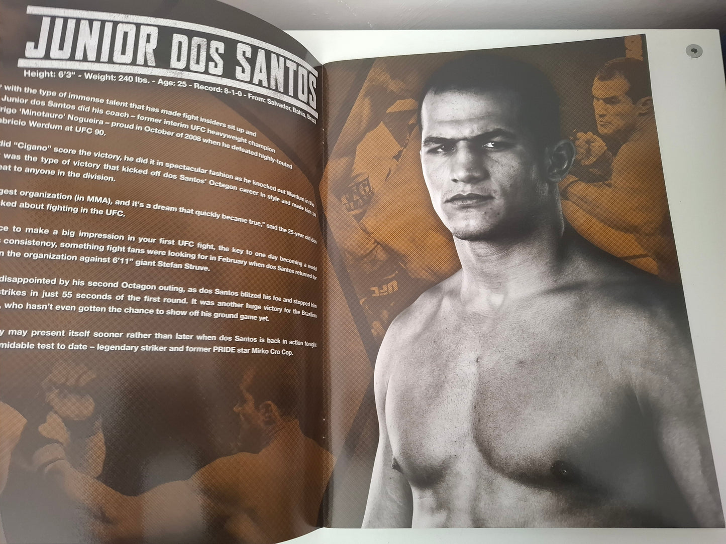 UFC 103 - Franklin Vs Belfort - Official Event Program (2009)