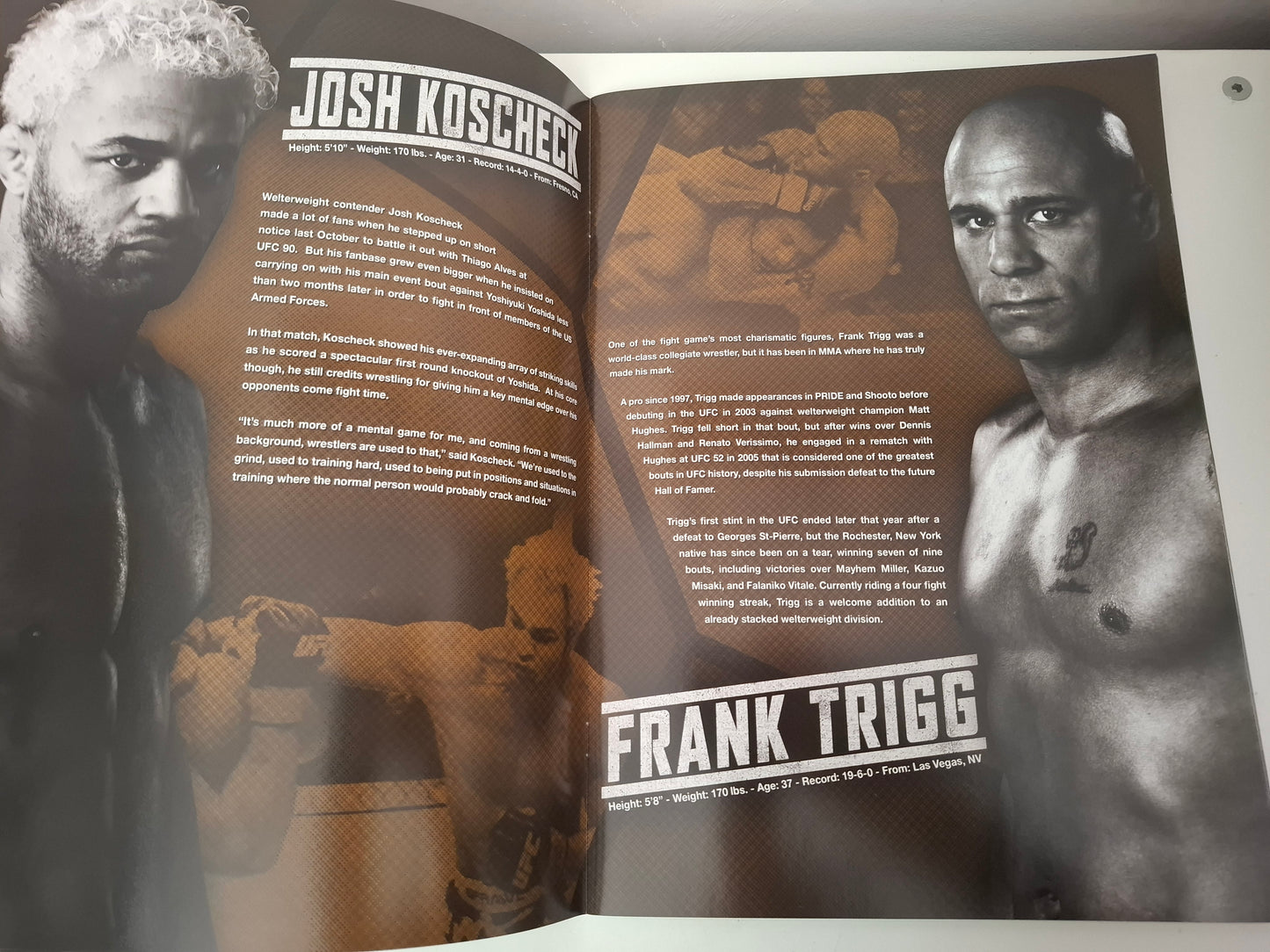 UFC 103 - Franklin Vs Belfort - Official Event Program (2009)