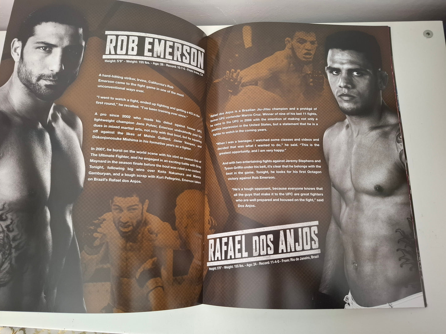 UFC 103 - Franklin Vs Belfort - Official Event Program (2009)
