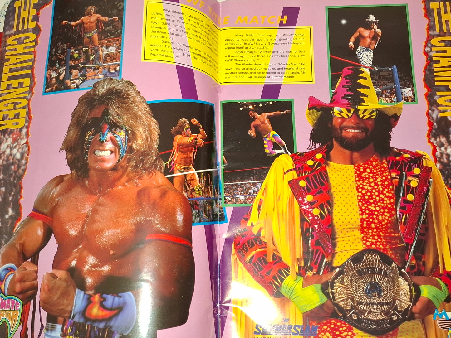 WWF Wrestling - SummerSlam 92 - Official UK Event Program (1992)