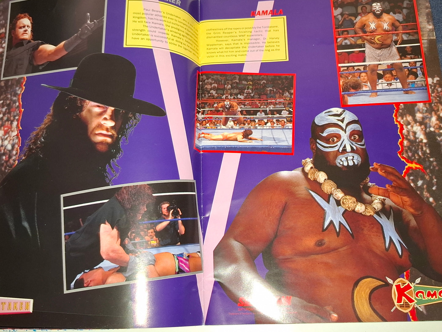 WWF Wrestling - SummerSlam 92 - Official UK Event Program (1992)