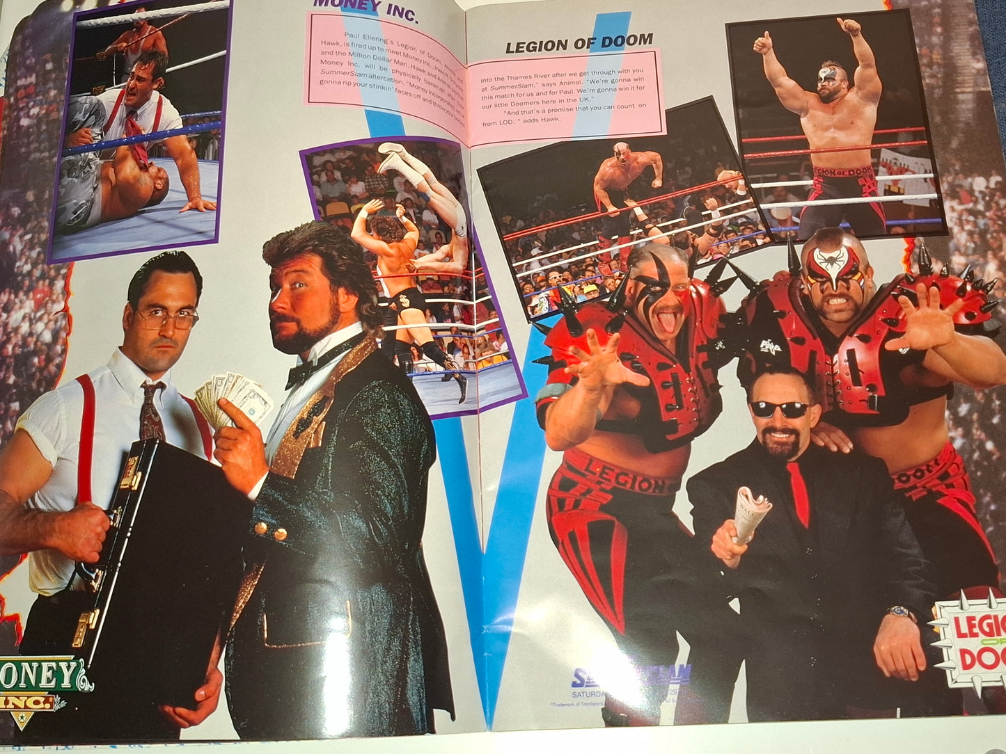 WWF Wrestling - SummerSlam 92 - Official UK Event Program (1992)