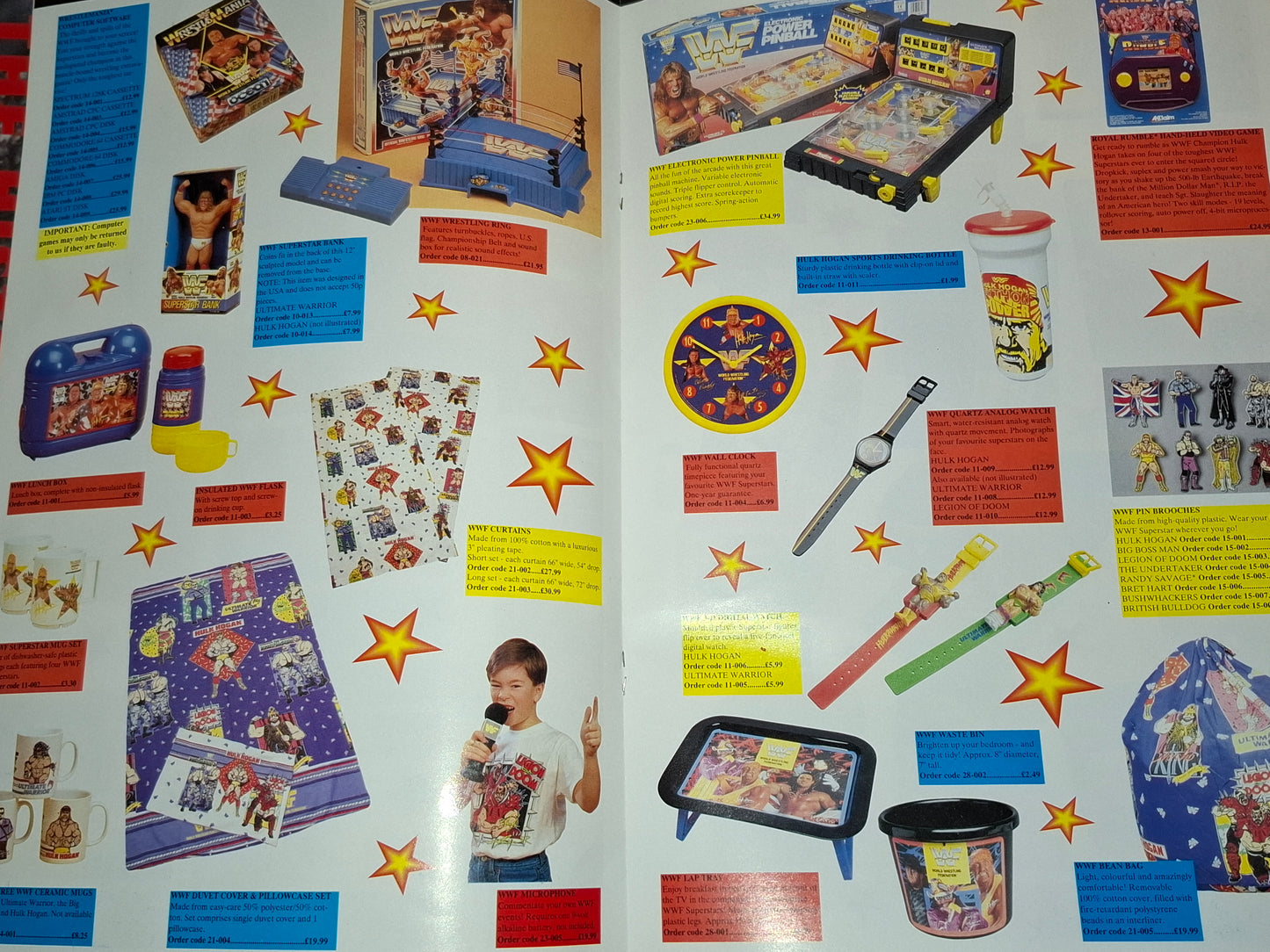 WWF Wrestling - SummerSlam 92 - Official UK Event Program (1992)
