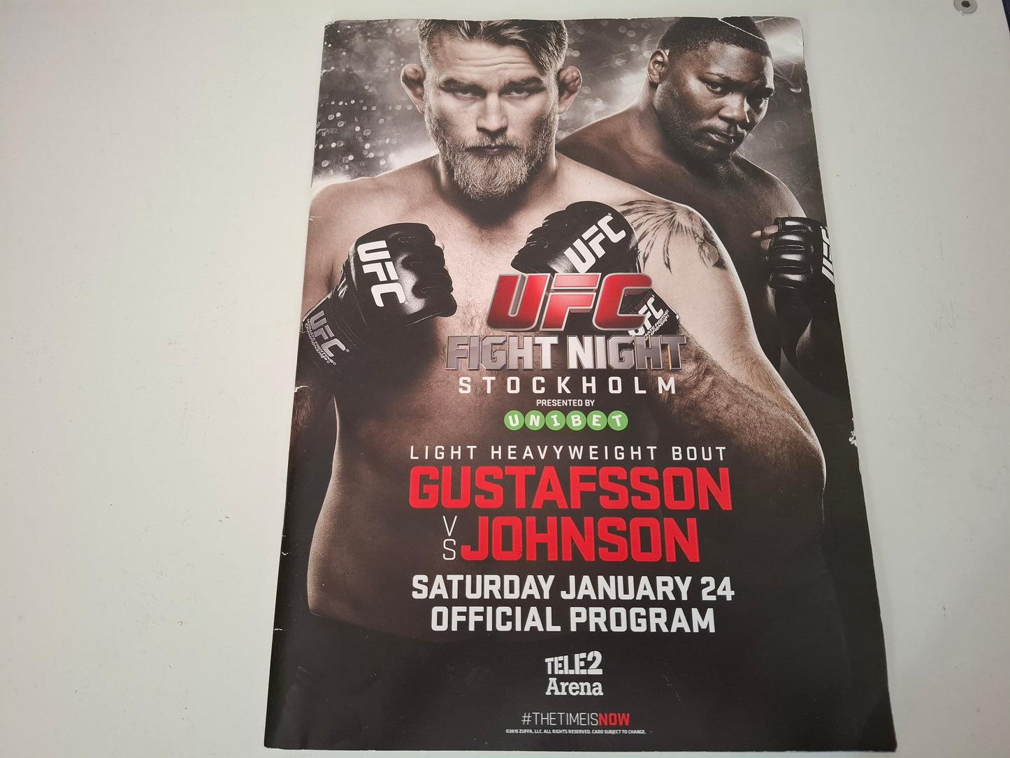 UFC on Fox 14 (SWE) - Gustafsson Vs Johnson - Official Event Program (2015)