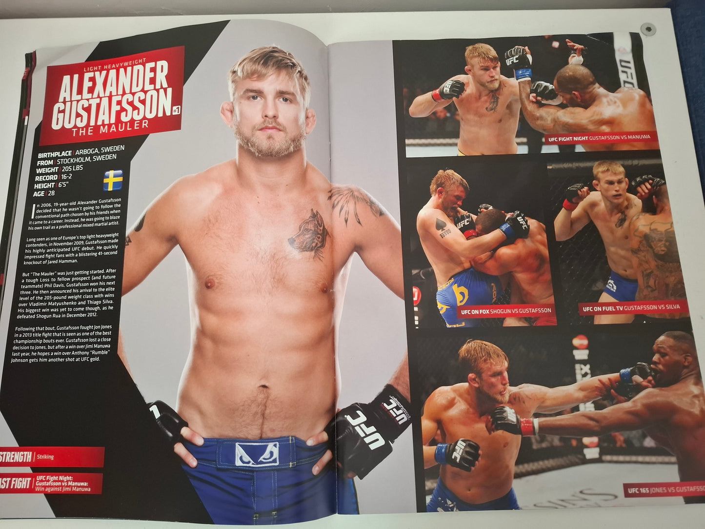 UFC on Fox 14 (SWE) - Gustafsson Vs Johnson - Official Event Program (2015)