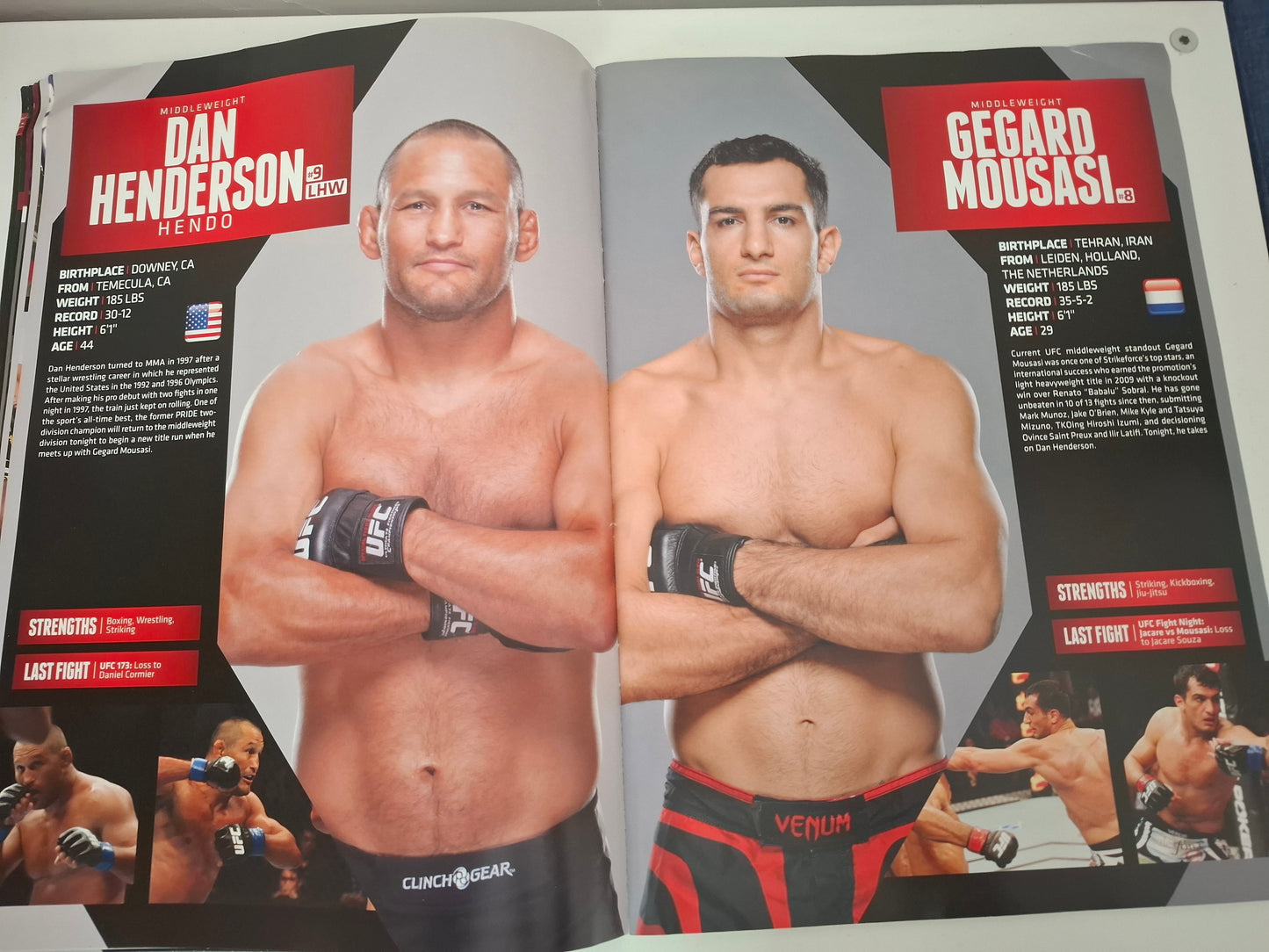 UFC on Fox 14 (SWE) - Gustafsson Vs Johnson - Official Event Program (2015)