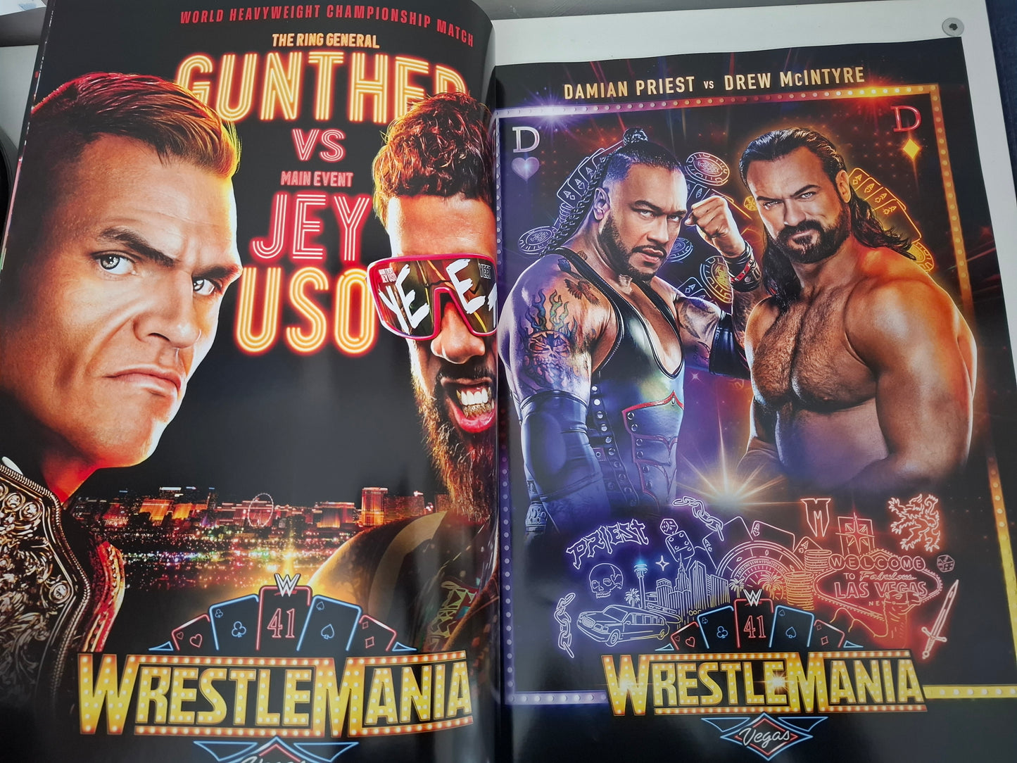 WWF / WWE Wrestling - Wrestlemania 41 - Official Event Program (2025)