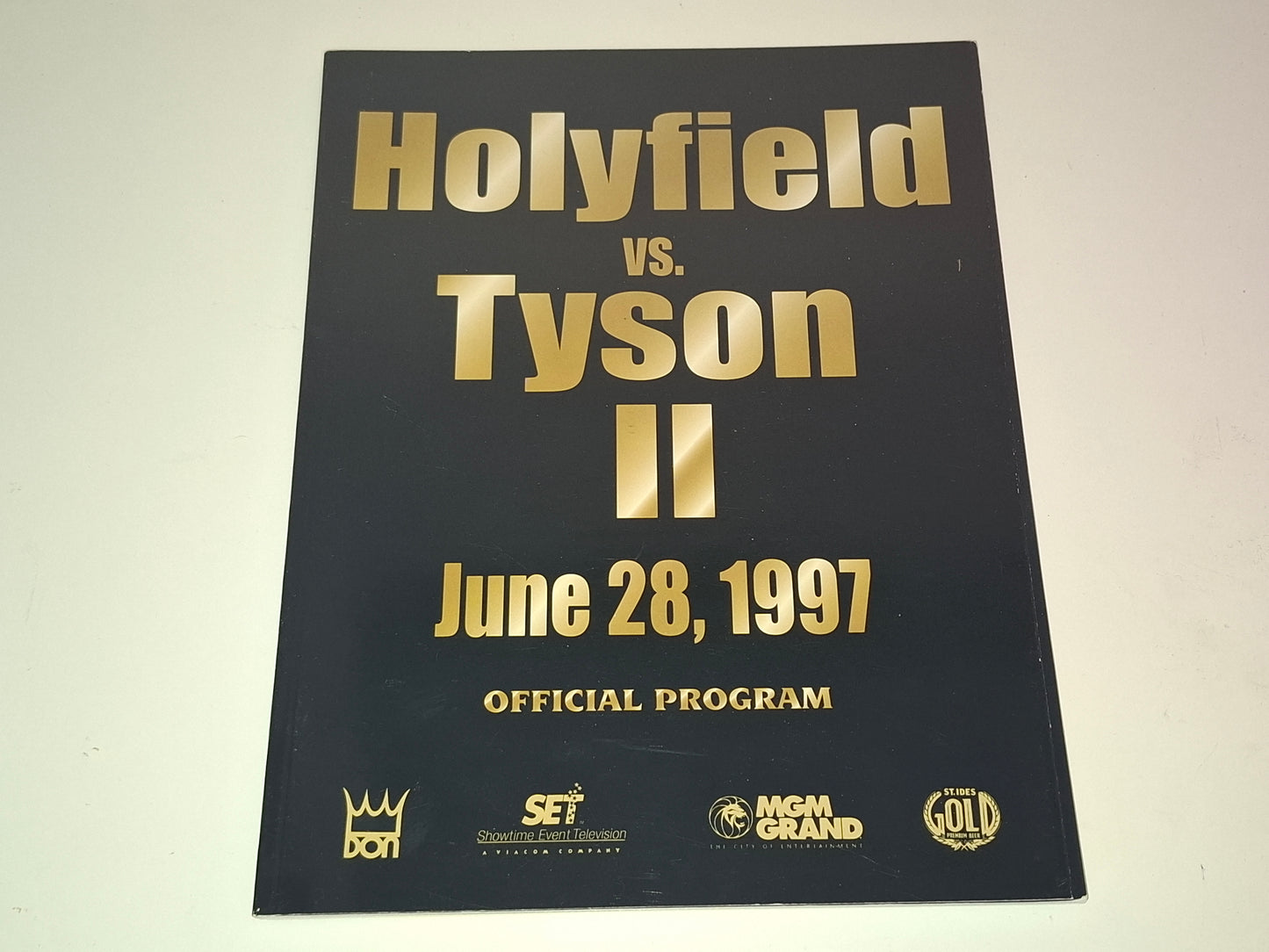 Mike Tyson Vs Evander Holyfield 2 - Official Boxing Event Program (1997)