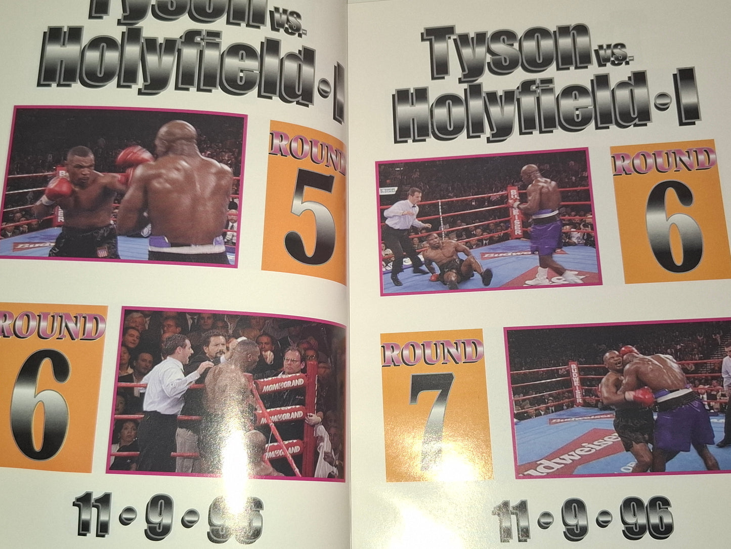 Mike Tyson Vs Evander Holyfield 2 - Official Boxing Event Program (1997)