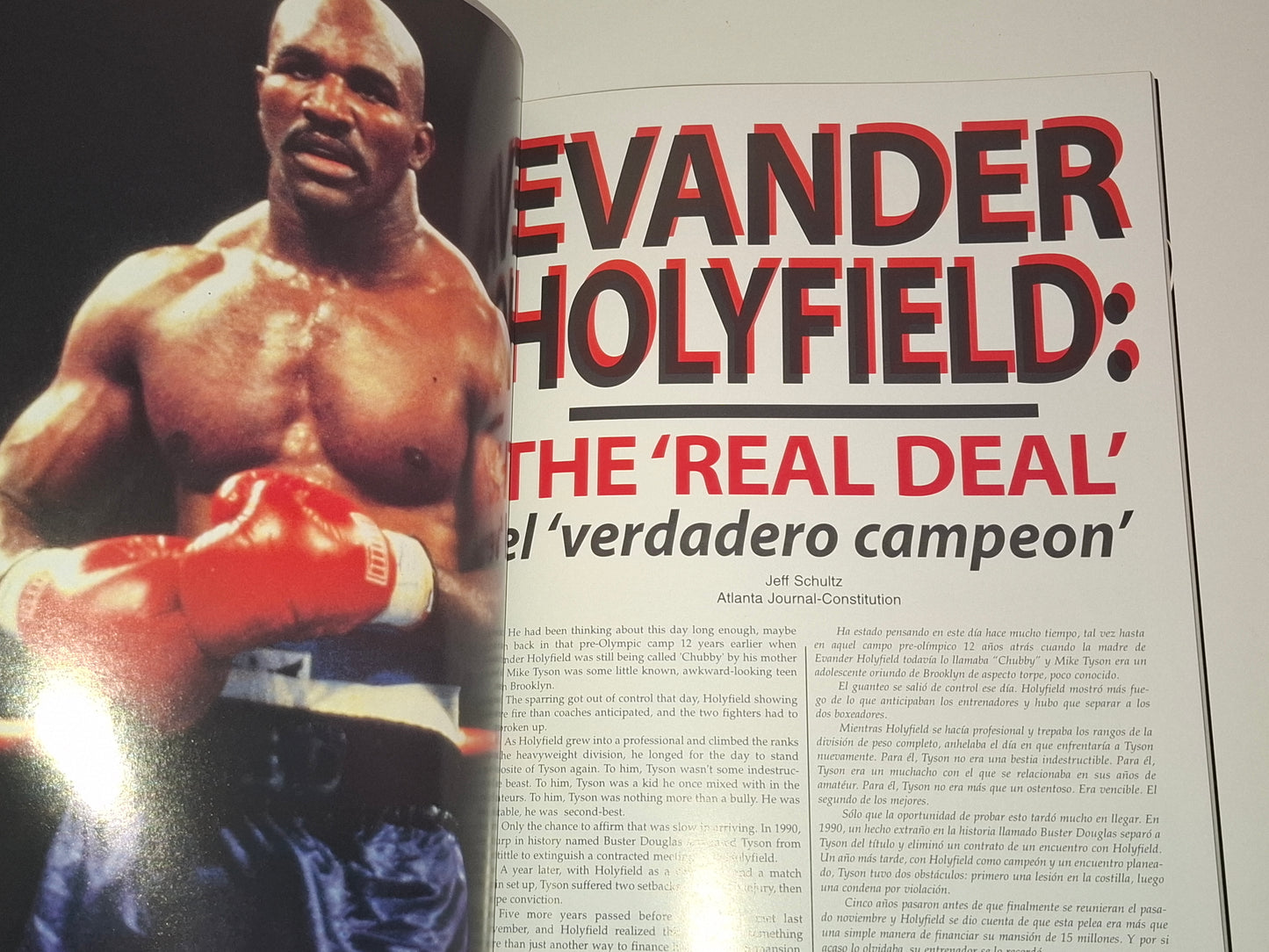 Mike Tyson Vs Evander Holyfield 2 - Official Boxing Event Program (1997)