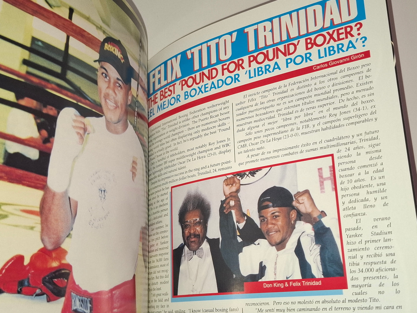 Mike Tyson Vs Evander Holyfield 2 - Official Boxing Event Program (1997)