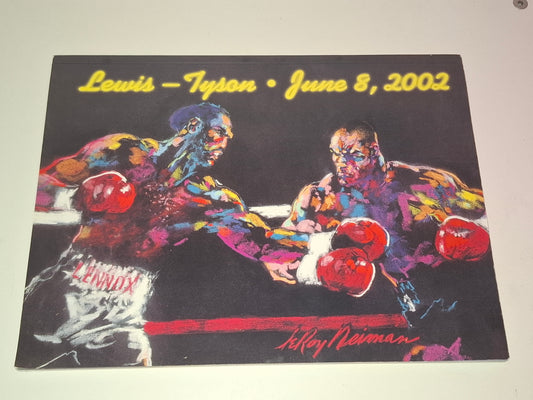 Mike Tyson Vs Lennox Lewis - Official Boxing Event Program (2002)