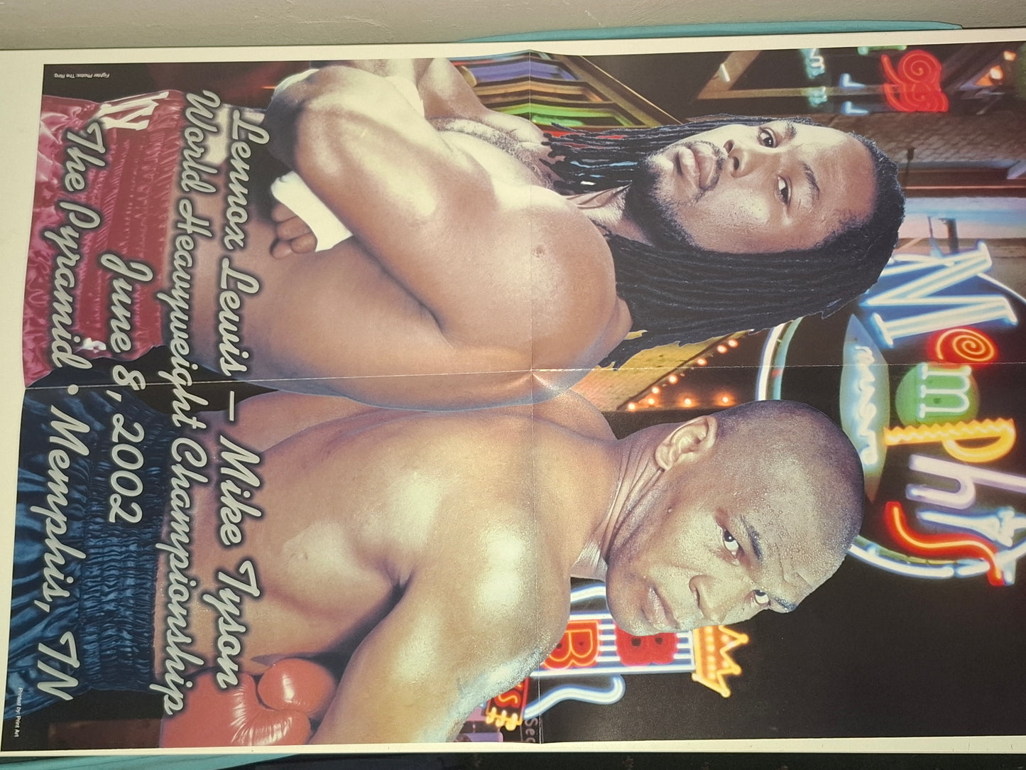 Mike Tyson Vs Lennox Lewis - Official Boxing Event Program (2002)