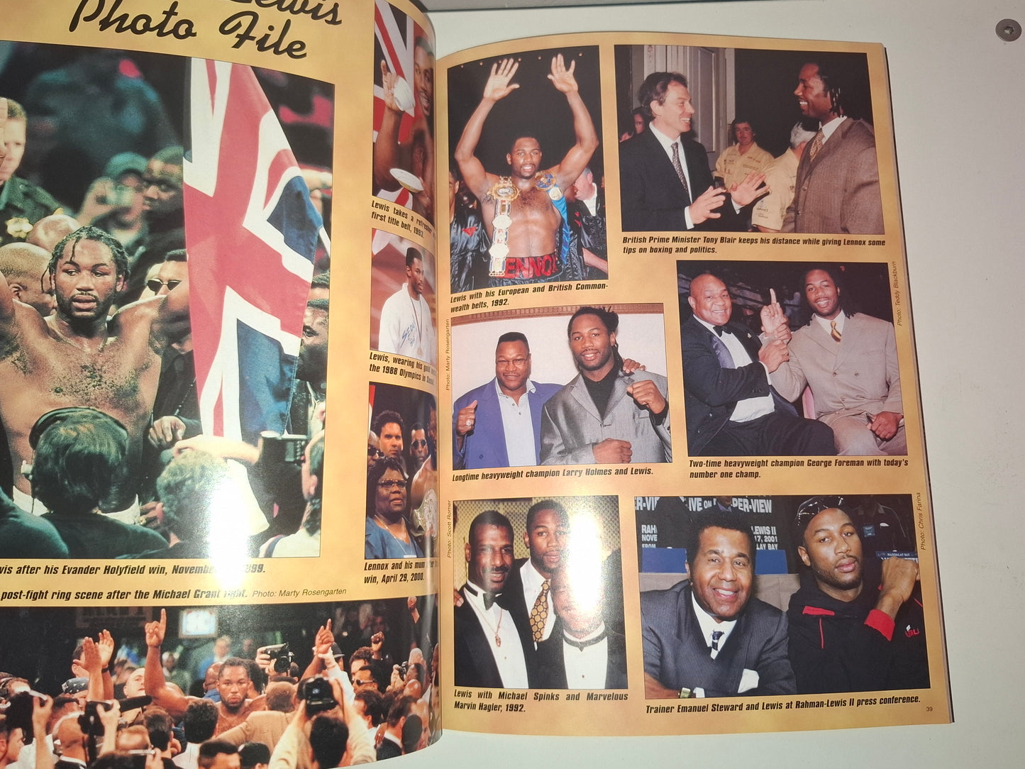 Mike Tyson Vs Lennox Lewis - Official Boxing Event Program (2002)
