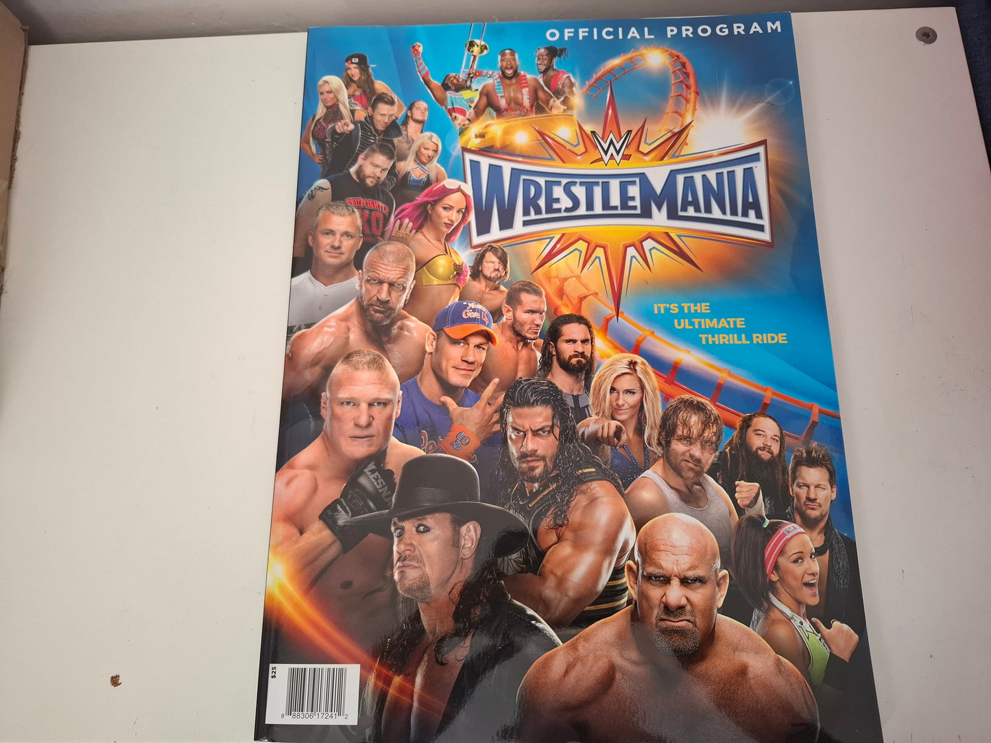 WWF / WWE Wrestling - Wrestlemania 33 - Official Event Program (2017)