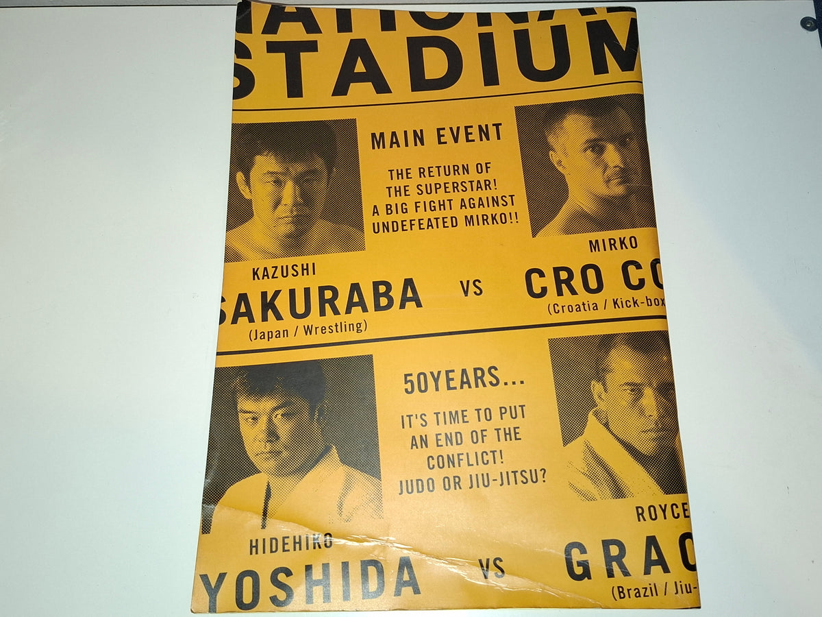 Pride FC Shockwave / Dynamite 2002 - Pride Vs K-1 - Official Event Program