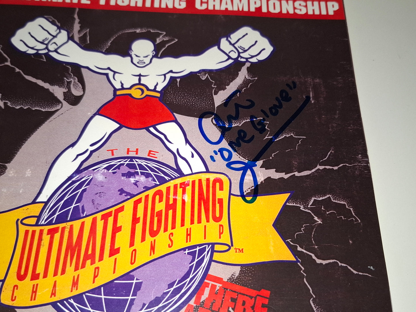 UFC 1: The Beginning - Replica Event Program (1993) [AUTOGRAPHED]