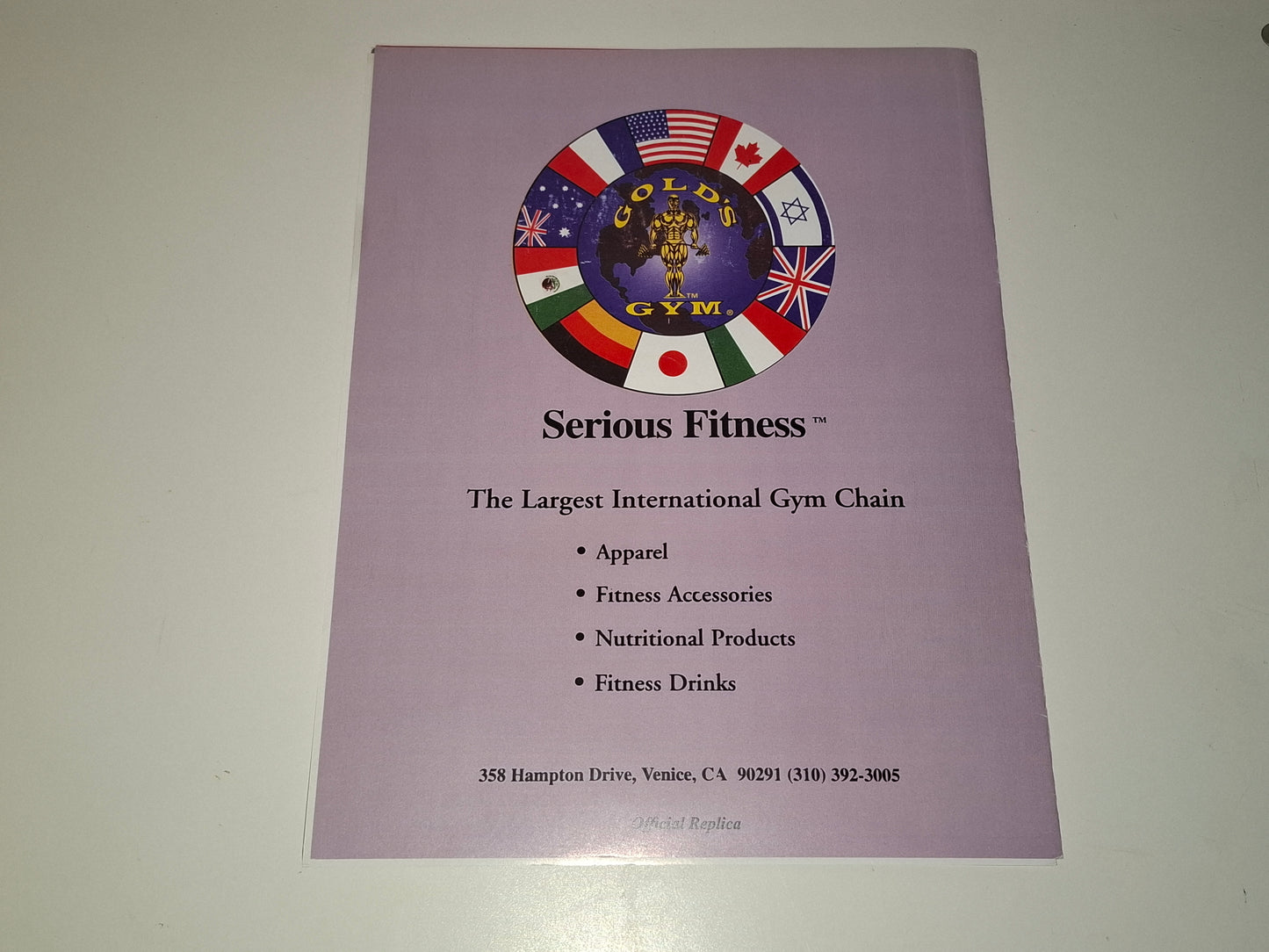 UFC 1: The Beginning - Replica Event Program (1993) [AUTOGRAPHED]