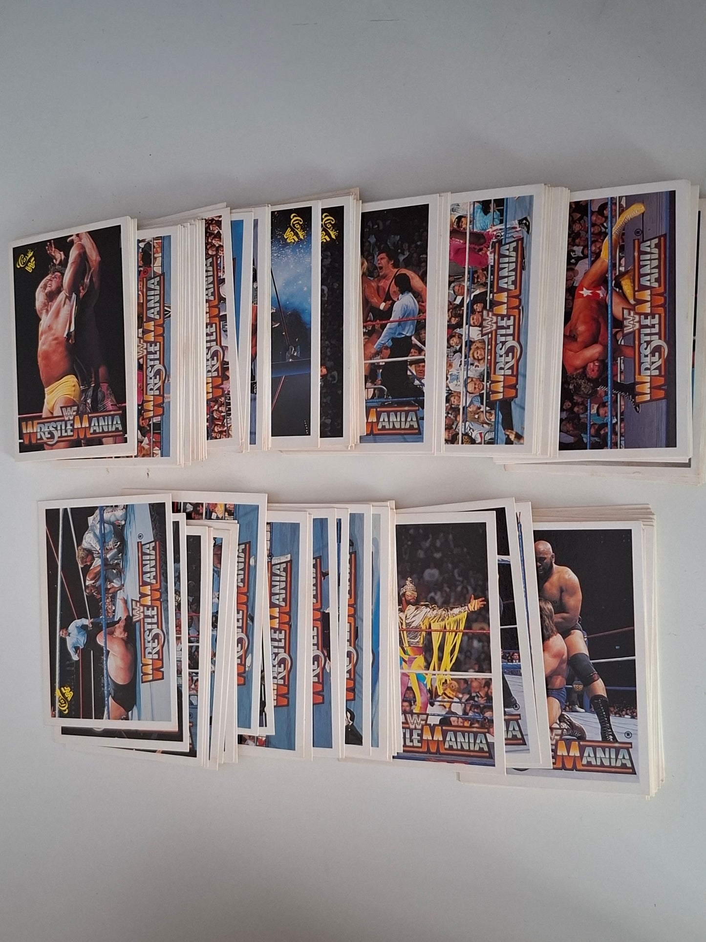 1990 WWF Classic Series 2 : History of Wrestlemania - Official Trading Card Set - 150x Card Base Set