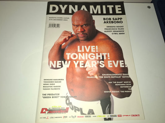 FEG Presents: Dynamite!! 2003 - K-1 Vs MMA - Official Event Program