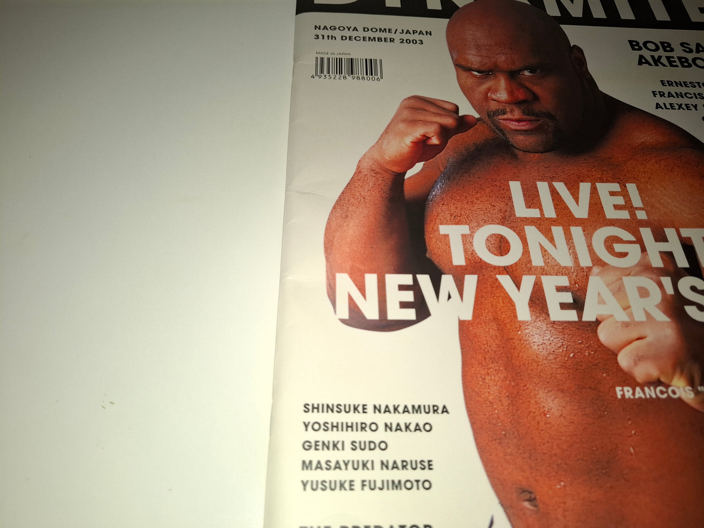 FEG Presents: Dynamite!! 2003 - K-1 Vs MMA - Official Event Program