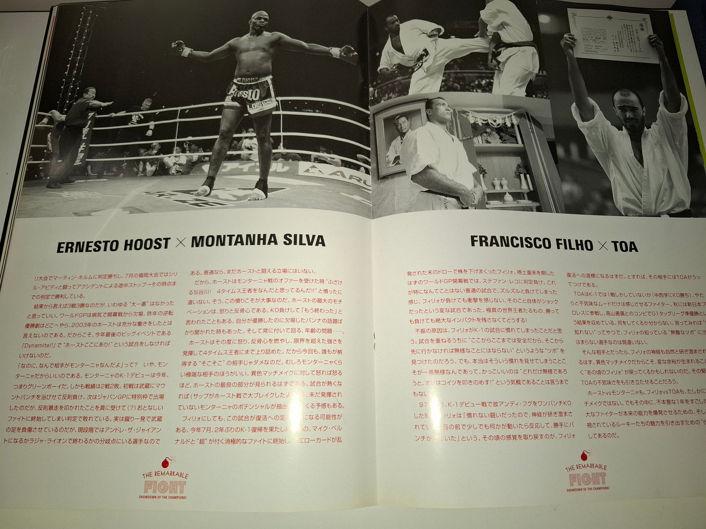 FEG Presents: Dynamite!! 2003 - K-1 Vs MMA - Official Event Program