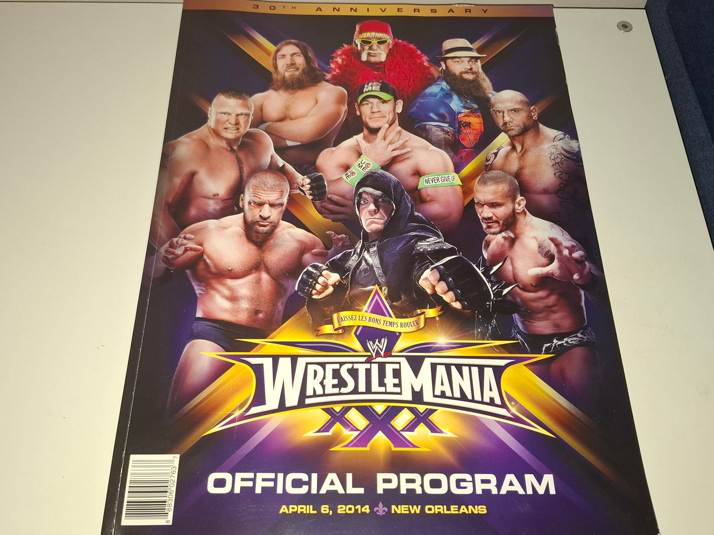 WWF / WWE Wrestling - Wrestlemania 30 - Official Event Program (2014)