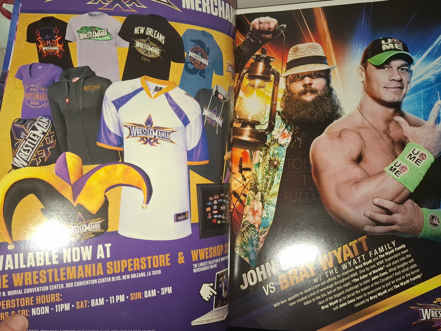 WWF / WWE Wrestling - Wrestlemania 30 - Official Event Program (2014)