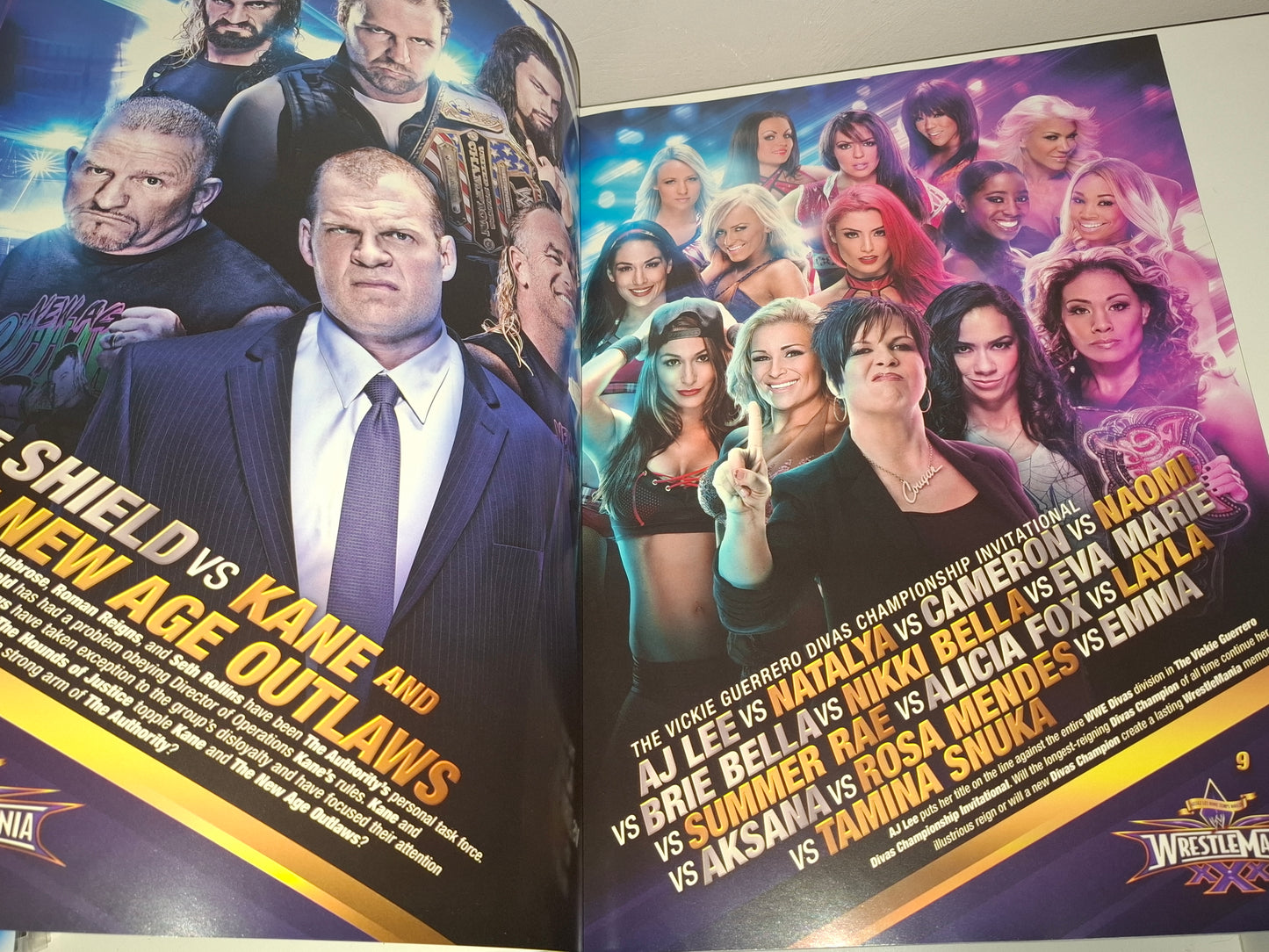 WWF / WWE Wrestling - Wrestlemania 30 - Official Event Program (2014)