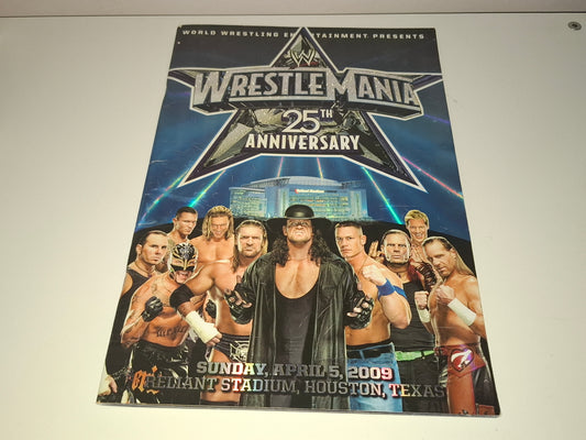 WWF / WWE Wrestling - Wrestlemania 25 - Official Event Program (2009)