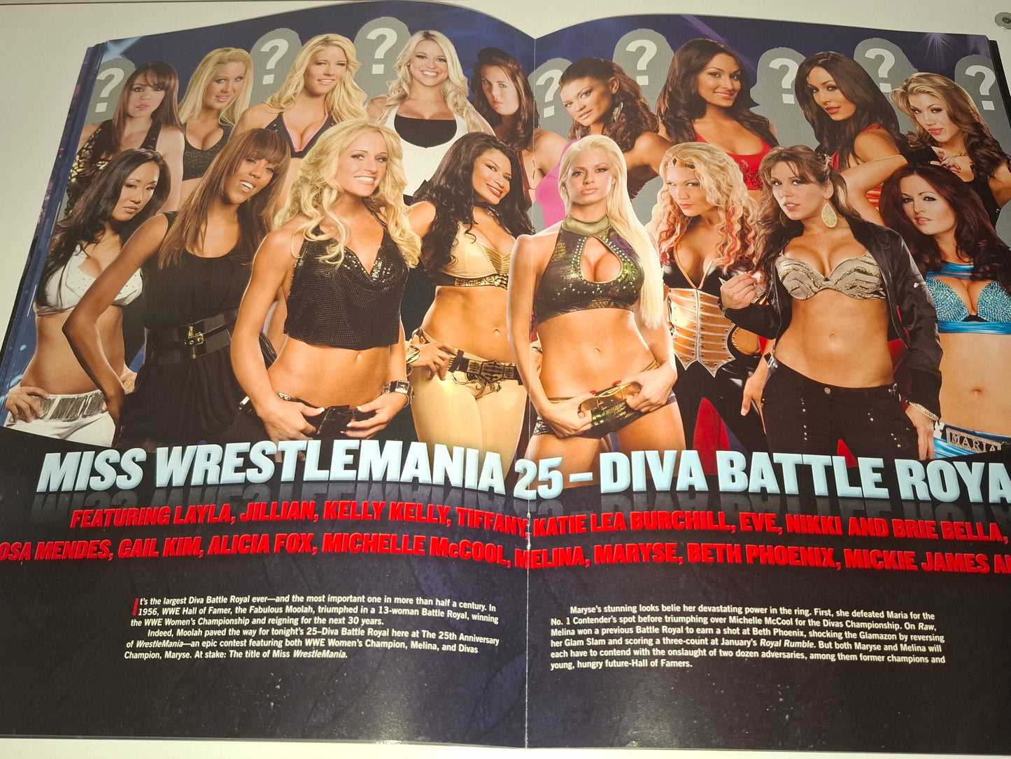 WWF / WWE Wrestling - Wrestlemania 25 - Official Event Program (2009)