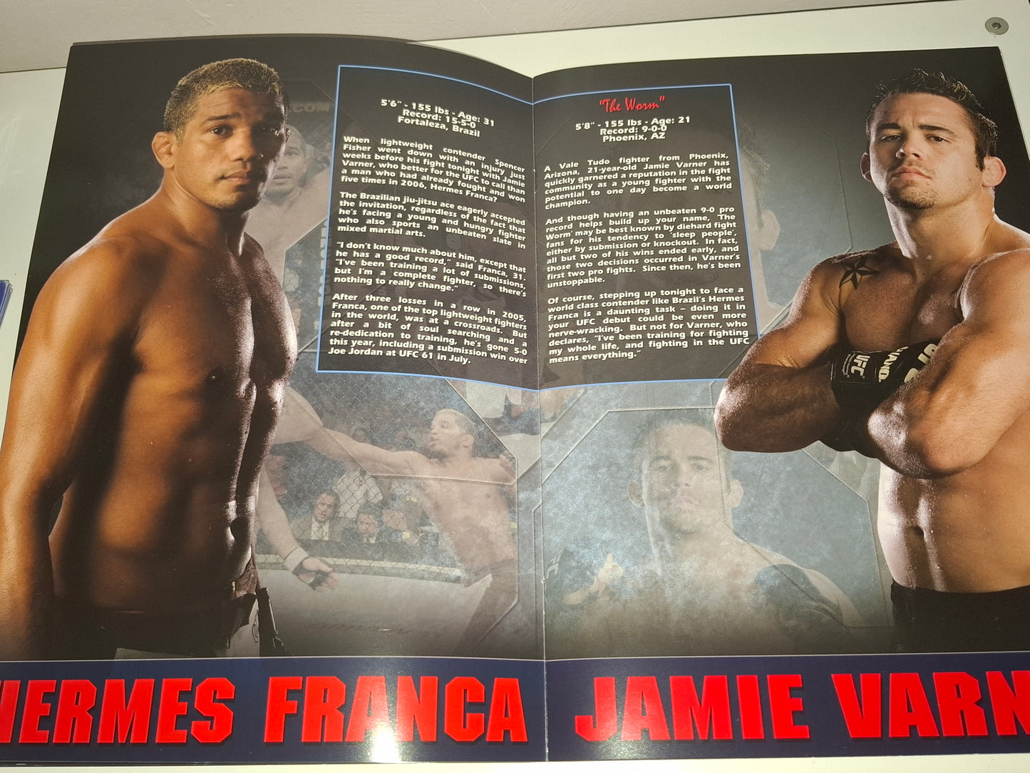 UFC 62 - Chuck Liddell Vs Babalu Sobral 2 - Official Event Program (2006)