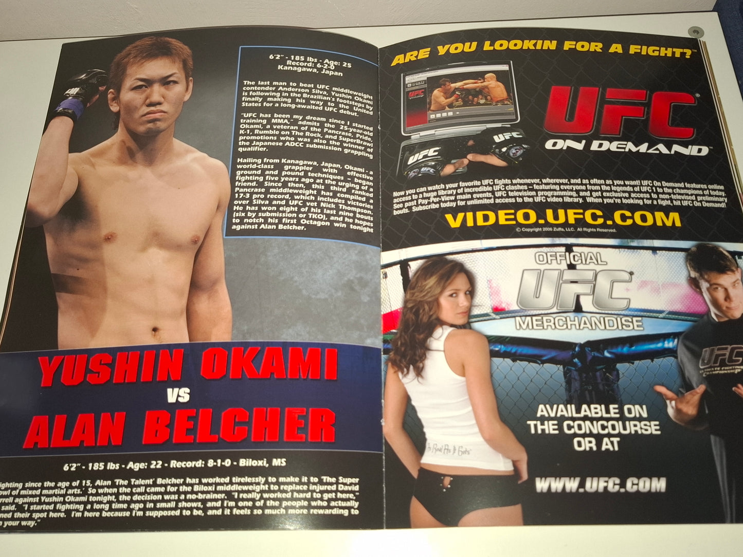 UFC 62 - Chuck Liddell Vs Babalu Sobral 2 - Official Event Program (2006)