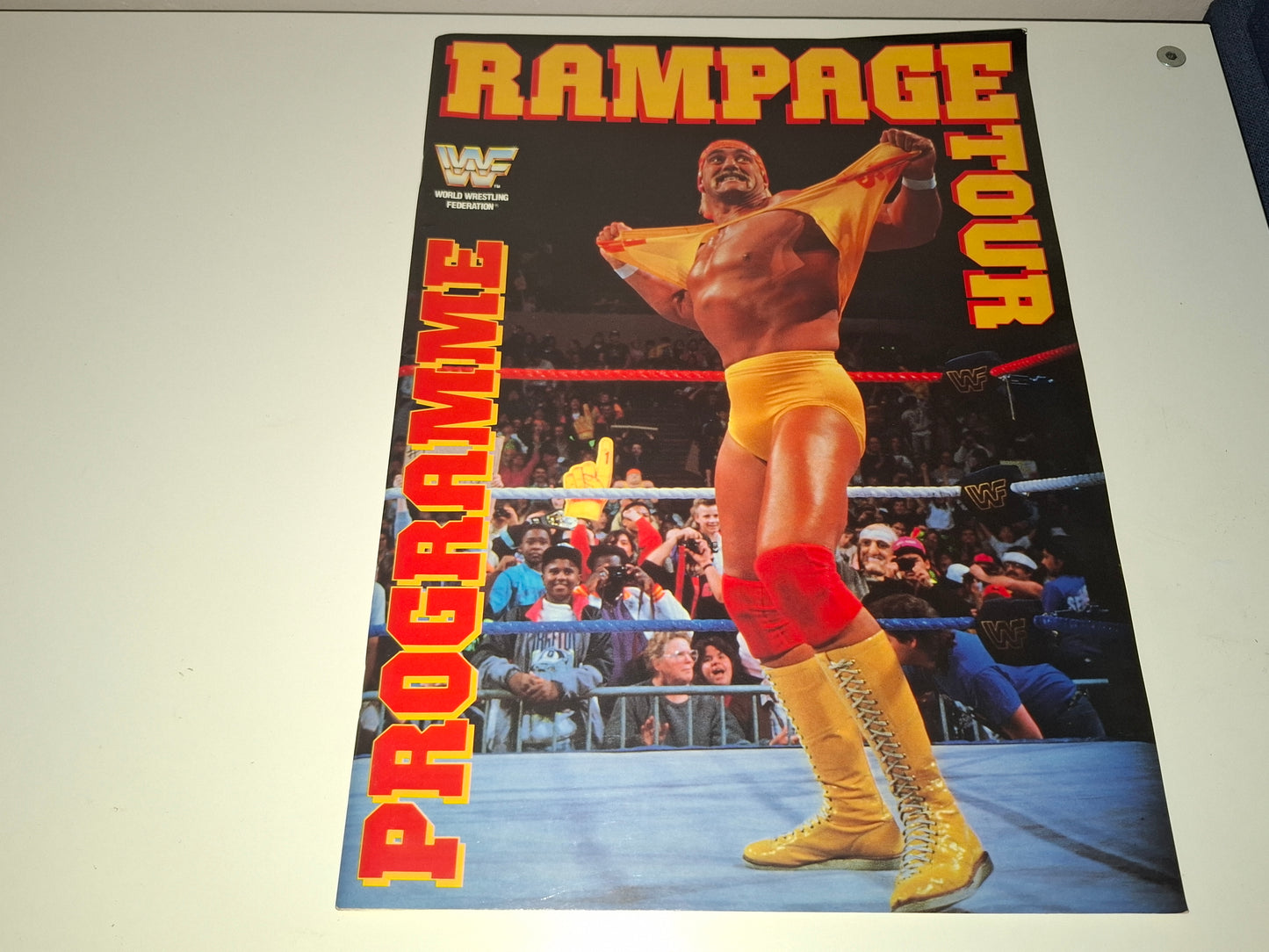 WWF Wrestling - Rampage European Tour 91 - Official Event Program (1991)
