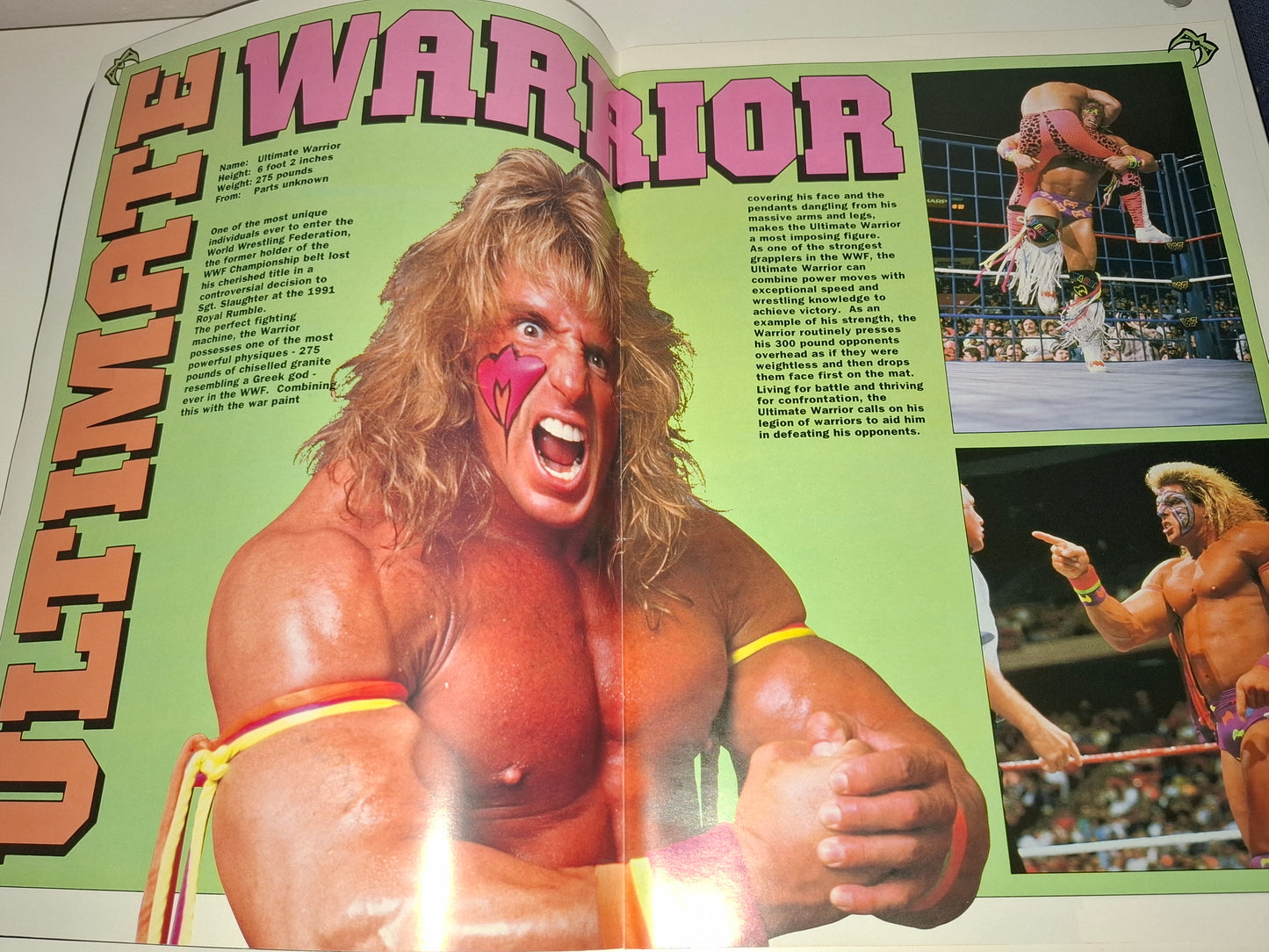 WWF Wrestling - Rampage European Tour 91 - Official Event Program (1991)