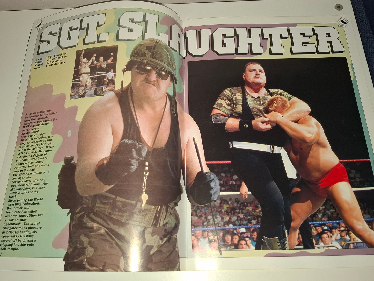 WWF Wrestling - Rampage European Tour 91 - Official Event Program (1991)