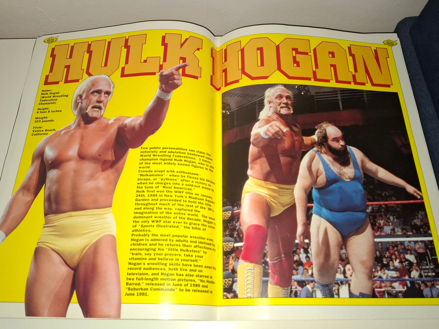WWF Wrestling - Rampage European Tour 91 - Official Event Program (1991)