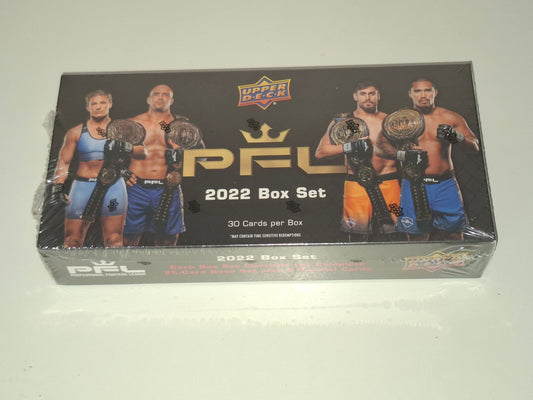 2022 Upper Deck PFL Official Trading Cards - Base Set + 5x Parrallels [NEW+SEALED]