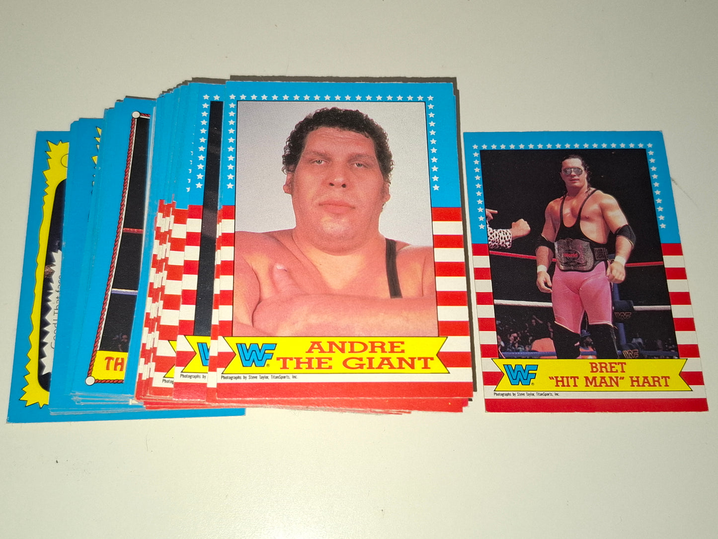 1987 Topps WWF Official Trading Card Set (O-Pee-Chee Version) - 75x Card Base Set