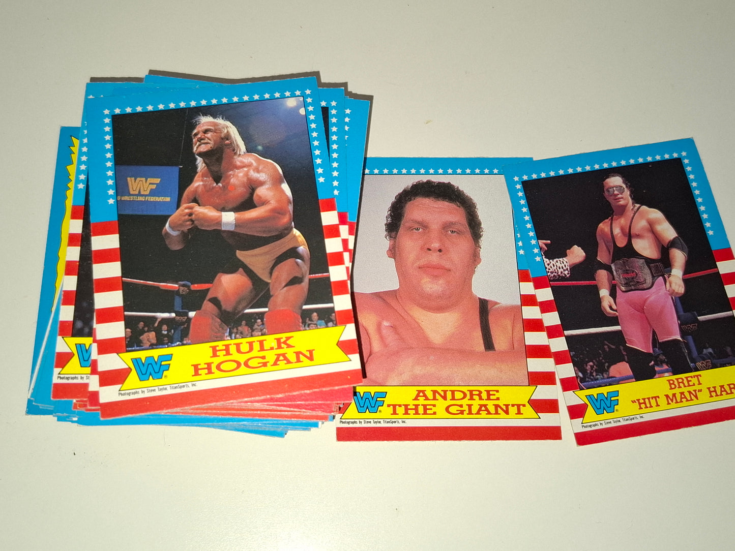 1987 Topps WWF Official Trading Card Set (O-Pee-Chee Version) - 75x Card Base Set