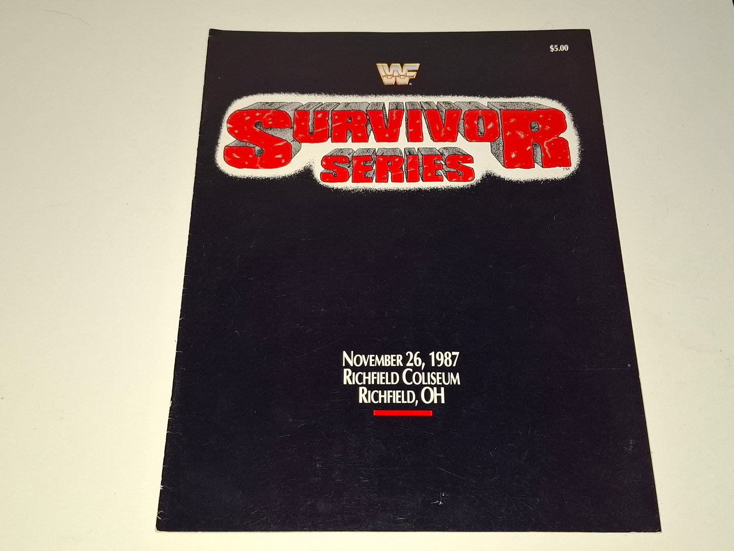 WWF Wrestling - Survivor Series 87 - Official Event Program (1987)