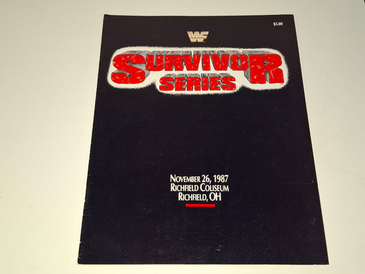 WWF Wrestling - Survivor Series 87 - Official Event Program (1987)