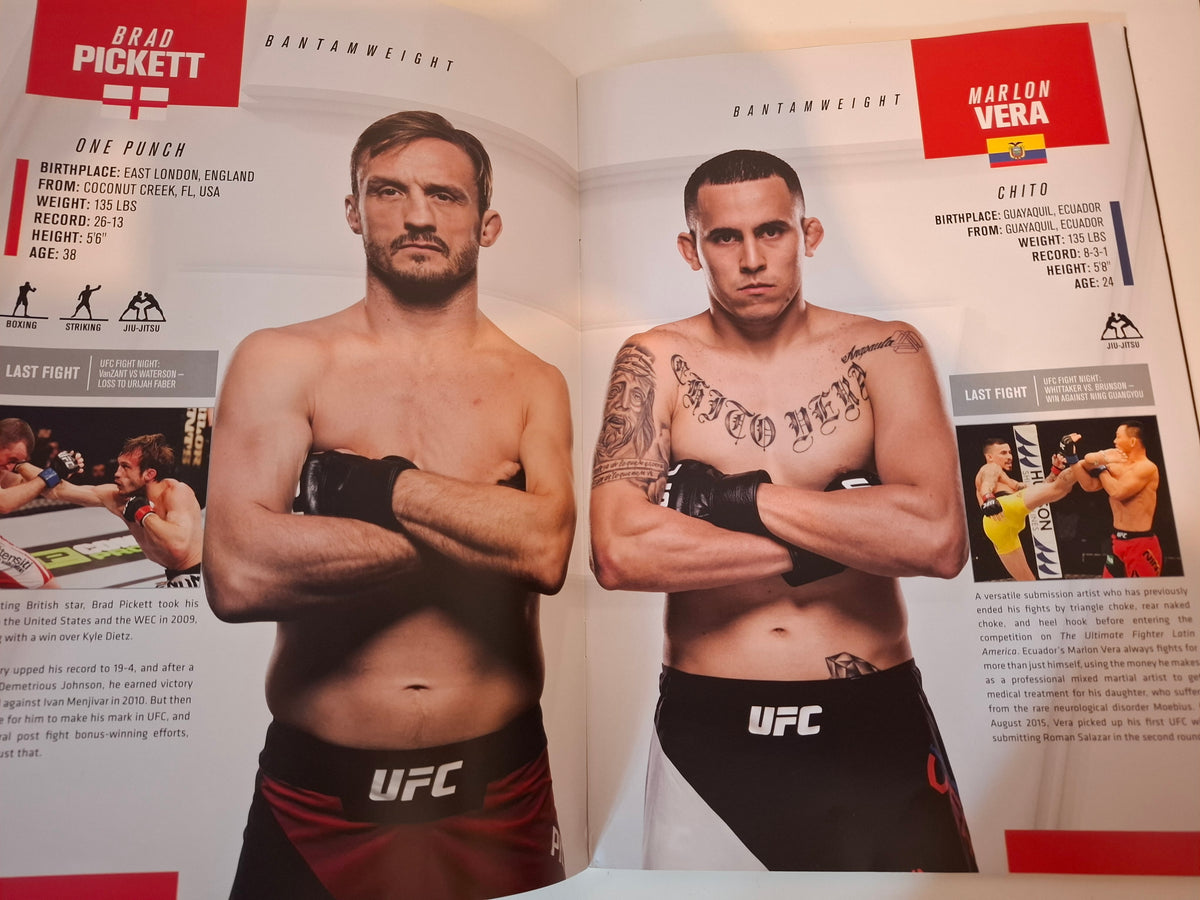 UFC Fight Night 107 (UK) - Manuwa Vs Anderson - Official Event Program (2017)