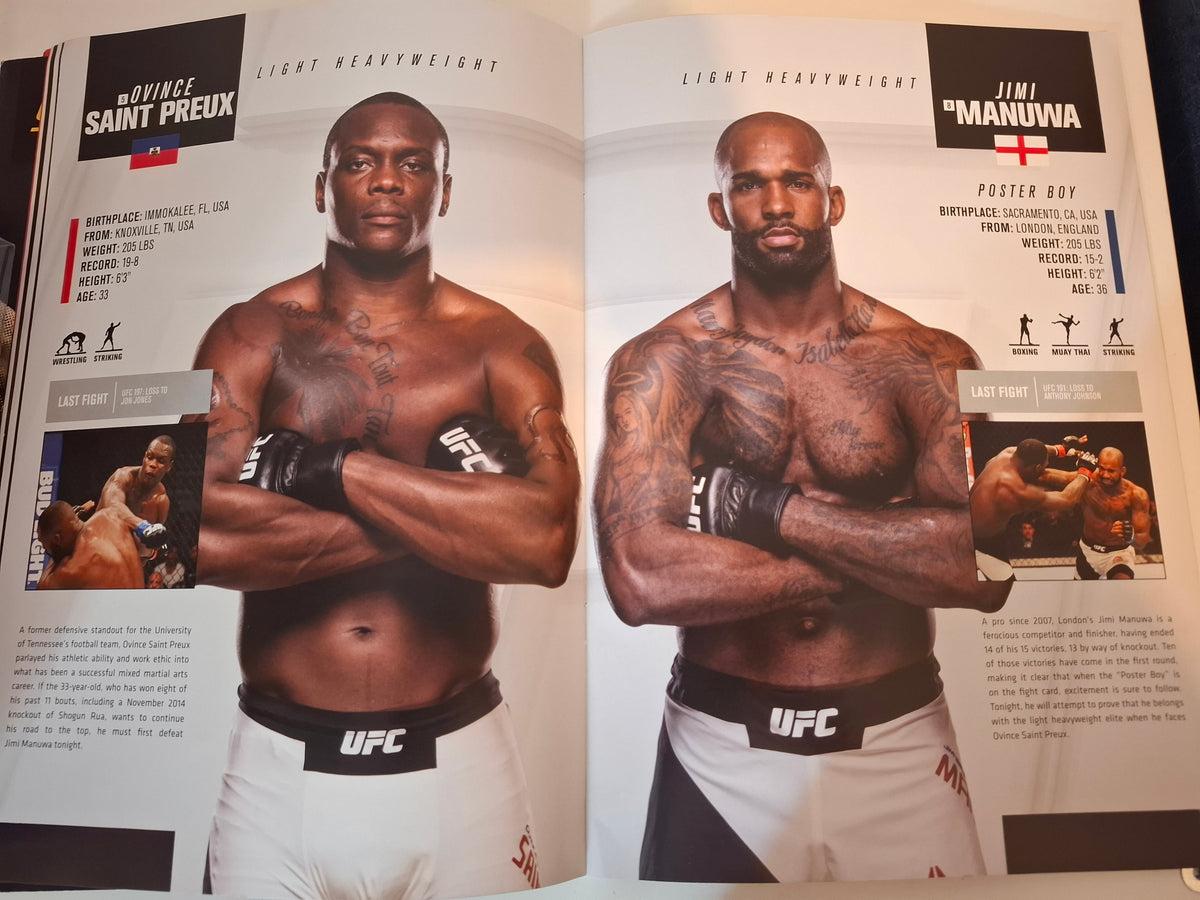 UFC 204 (UK) - Bisping Vs Henderson 2 - Official Event Program (2016)