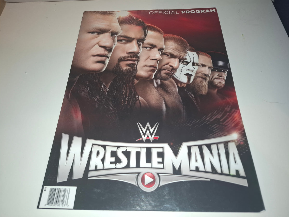 WWF / WWE Wrestling - Wrestlemania 31 - Official Event Program (2015)