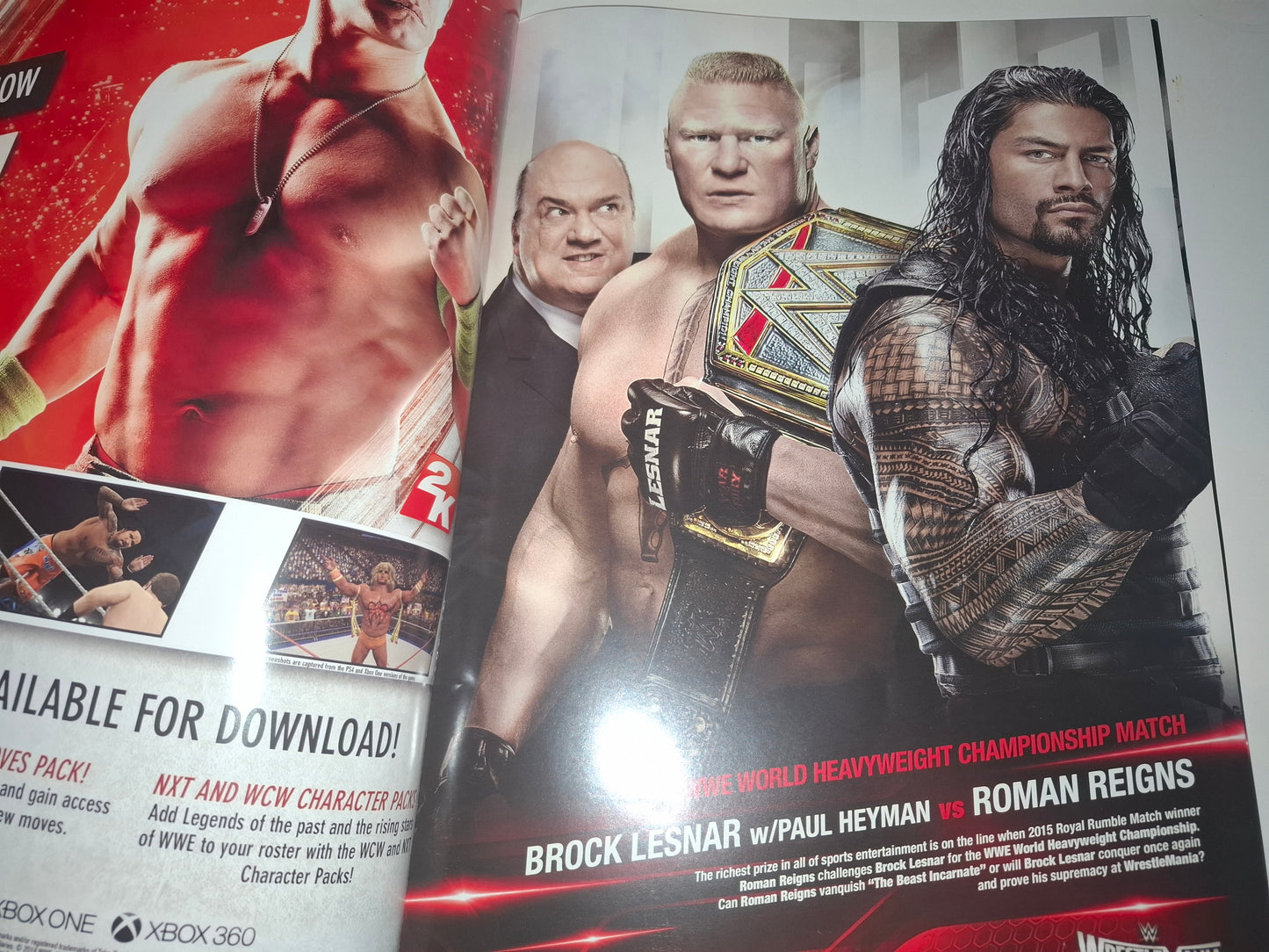 WWF / WWE Wrestling - Wrestlemania 31 - Official Event Program (2015)