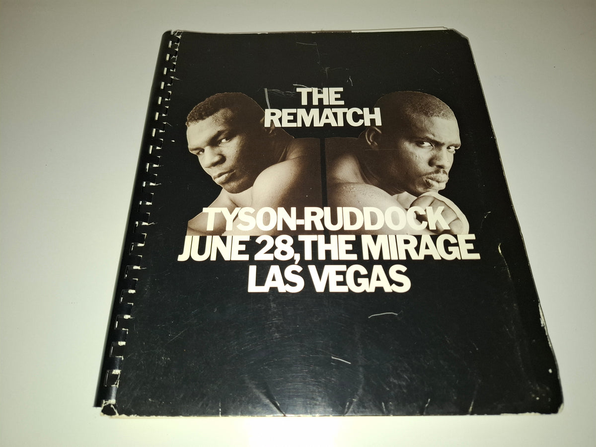 Mike Tyson Vs Razor Ruddock 2 - Official Boxing Event Press Kit / Media pack (1991)