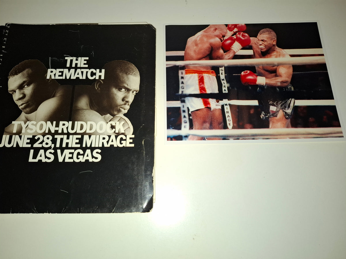 Mike Tyson Vs Razor Ruddock 2 - Official Boxing Event Press Kit / Media pack (1991)